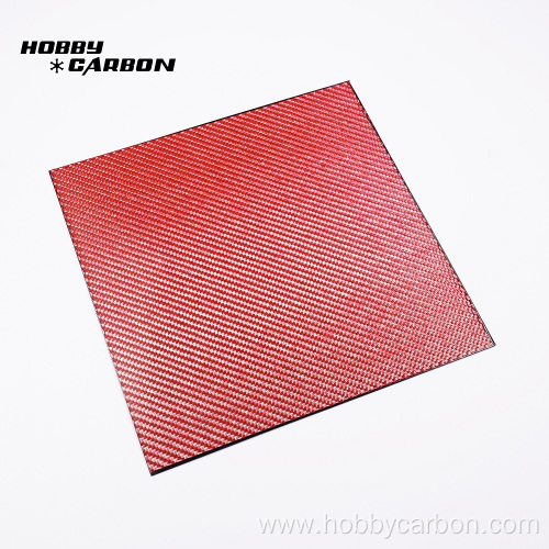 Customize forged fiber colored carbon fiber sheet